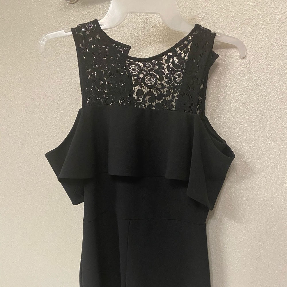 Black romper shorts